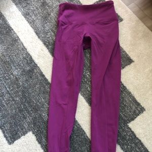 90 Degrees Bright Purple Leggings -7/8 size XS